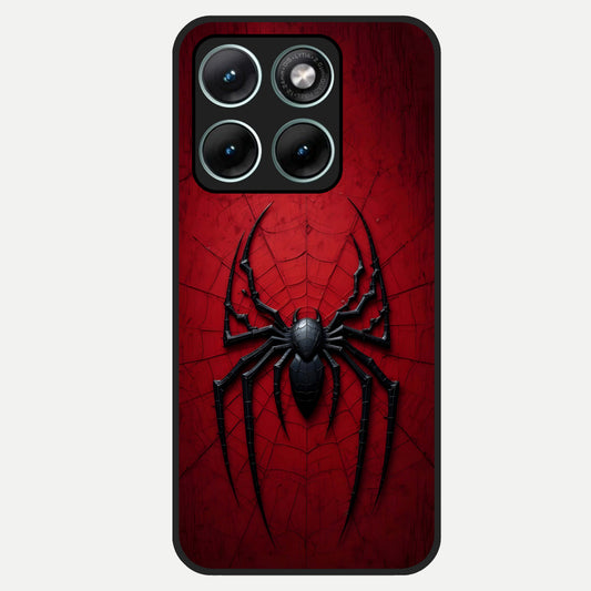  Superhero Web Emblem Glass Case For Moto Edge 70 Fusion back cover – full design glossy printed glass finish