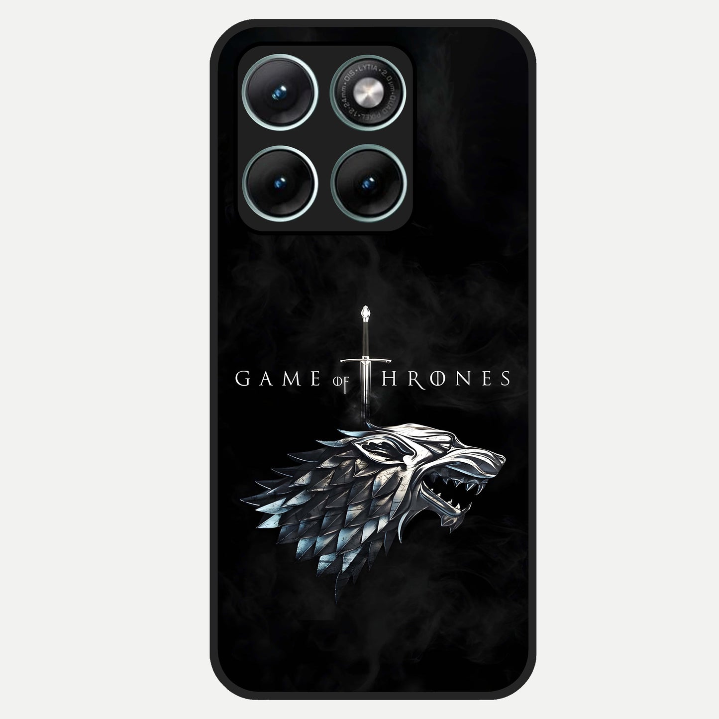  Throne Wolf Legacy Glass Case For Moto Edge 70 Fusion back cover – full design glossy printed glass finish