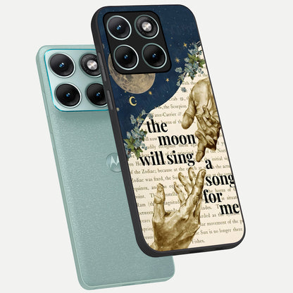  Aesthetic Divine phone case For Moto Edge 70 Fusion showing premium glass back cover with detailed artwork