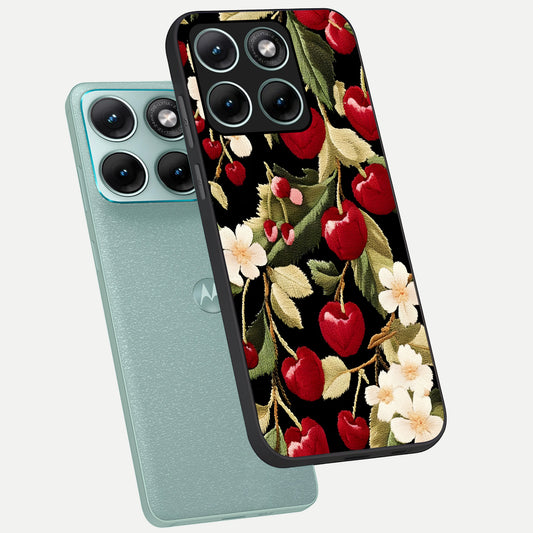  Blooming Spendor Bird phone case For Moto Edge 70 Fusion showing premium glass back cover with detailed artwork