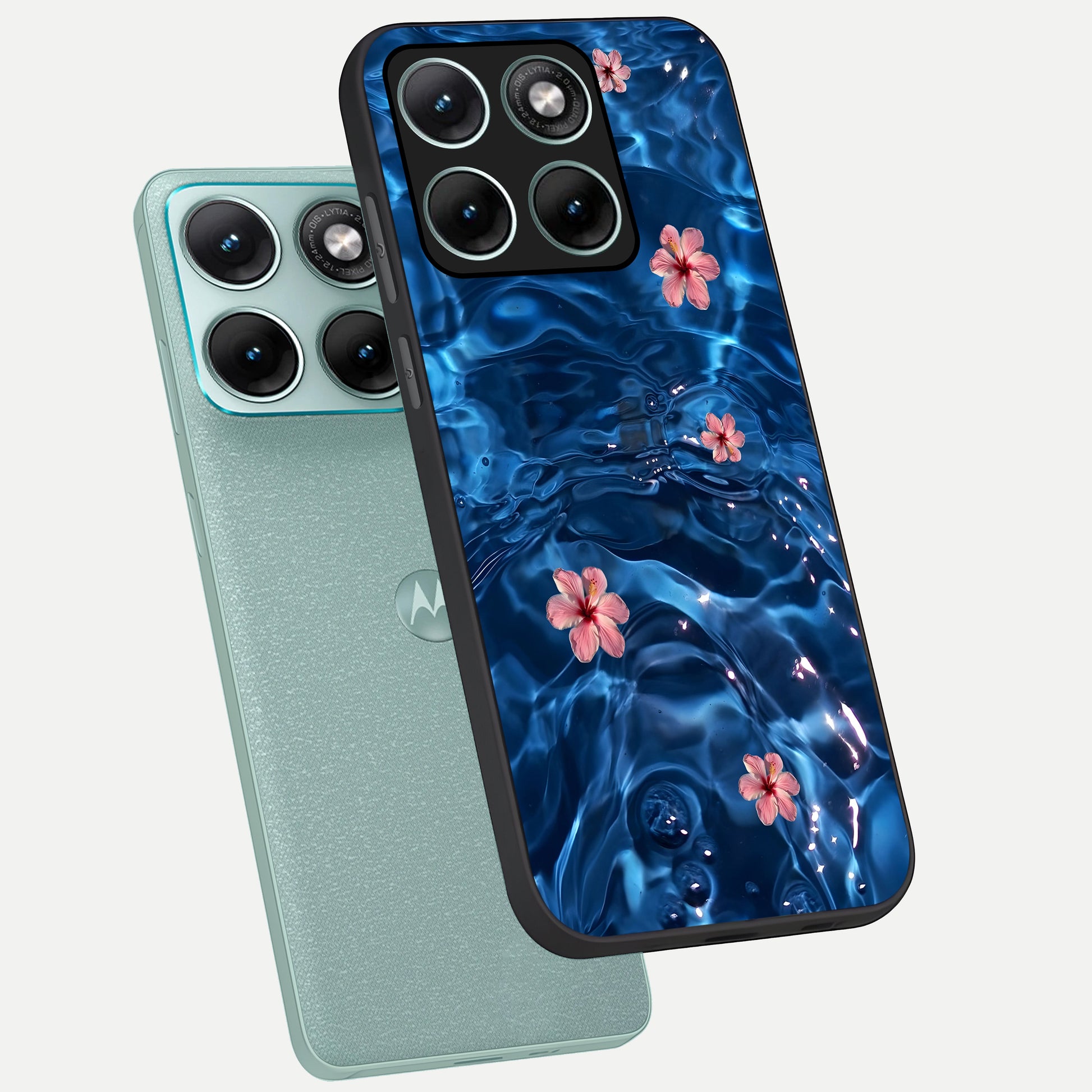  Bloom Thread Art phone case For Moto Edge 70 Fusion showing premium glass back cover with detailed artwork