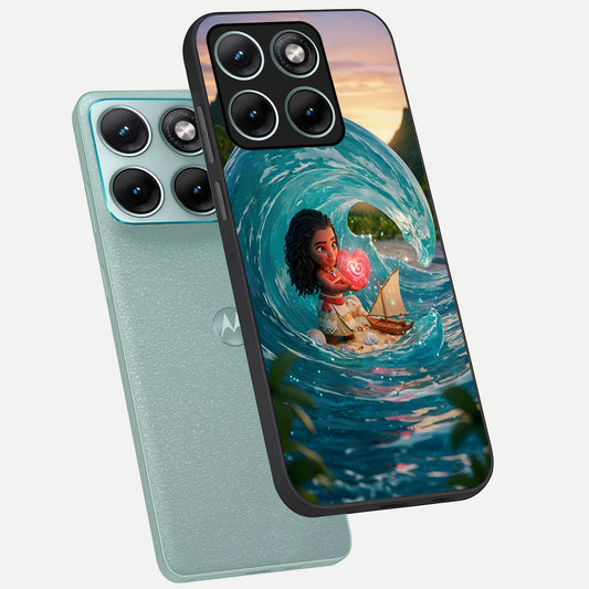  Heart of Ocean phone case For Moto Edge 70 Fusion showing premium glass back cover with detailed artwork