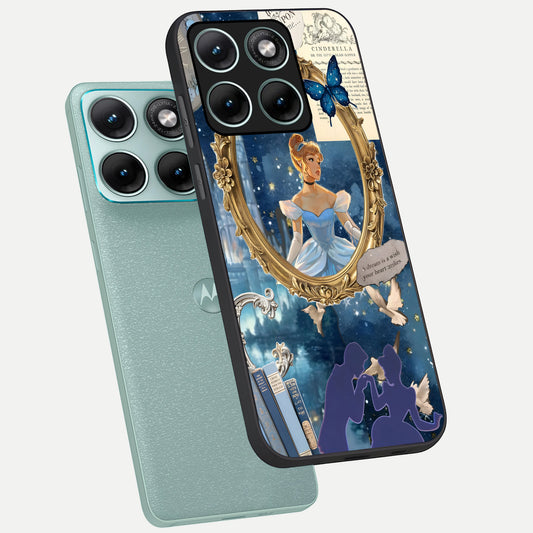  Midnight Queen phone case For Moto Edge 70 Fusion showing premium glass back cover with detailed artwork