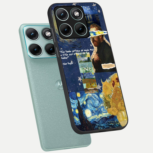  Starry Dream Vision phone case For Moto Edge 70 Fusion showing premium glass back cover with detailed artwork