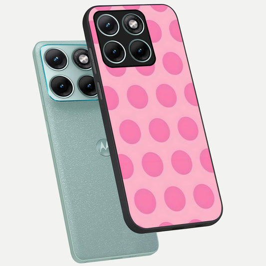  Sweet Dot Dreams phone case For Moto Edge 70 Fusion showing premium glass back cover with detailed artwork
