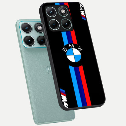 Turbo BMW Beast phone case For Moto Edge 70 Fusion showing premium glass back cover with detailed artwork