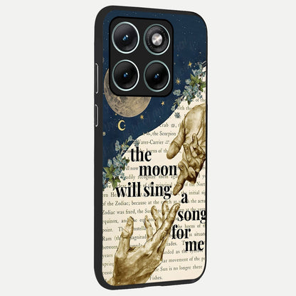 Aesthetic Divine back cover For Moto Edge 70 Fusion slim fit glass case with vibrant aesthetic design