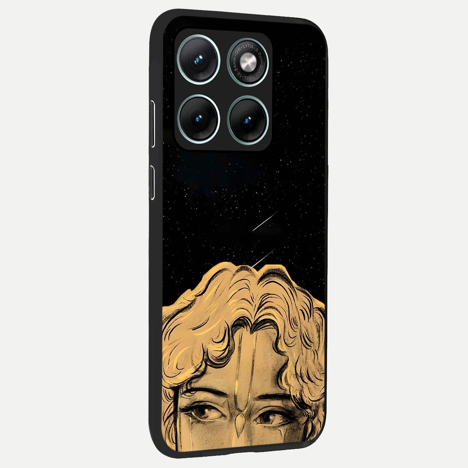  Celestial Gods Plan back cover For Moto Edge 70 Fusion slim fit glass case with vibrant aesthetic design