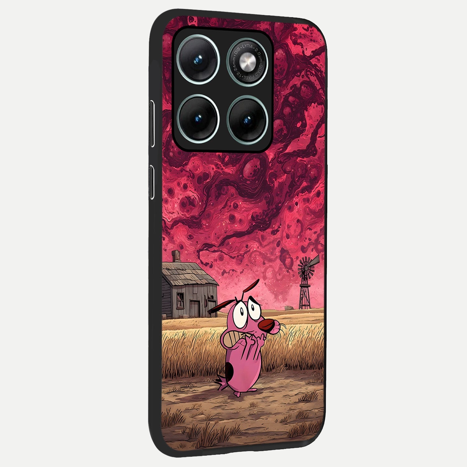  Courage Under Sky back cover For Moto Edge 70 Fusion slim fit glass case with vibrant aesthetic design