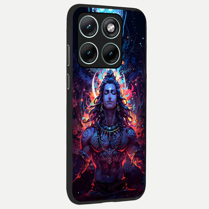  Divine Fire Shiv back cover For Moto Edge 70 Fusion slim fit glass case with vibrant aesthetic design