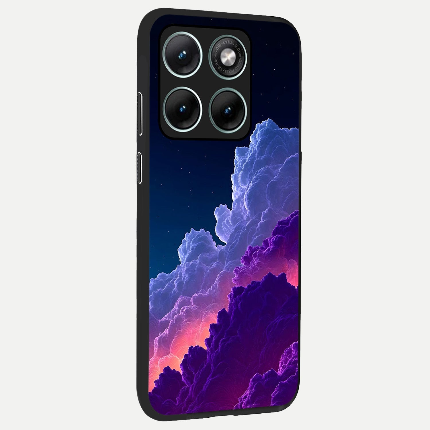  Dreamy Cloud Skies back cover For Moto Edge 70 Fusion slim fit glass case with vibrant aesthetic design