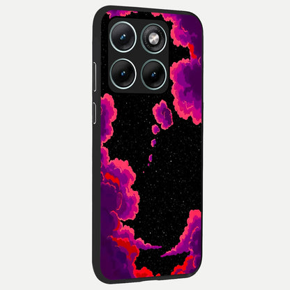  Galaxy Dream Frame back cover For Moto Edge 70 Fusion slim fit glass case with vibrant aesthetic design