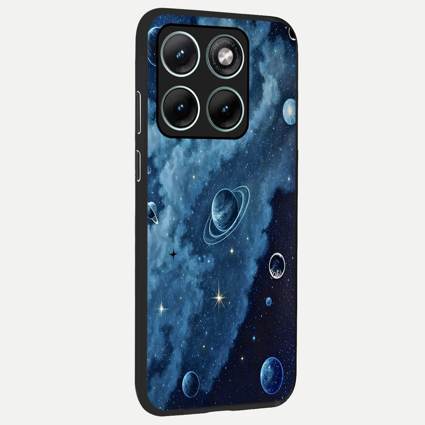  Galaxy Dream Space back cover For Moto Edge 70 Fusion slim fit glass case with vibrant aesthetic design