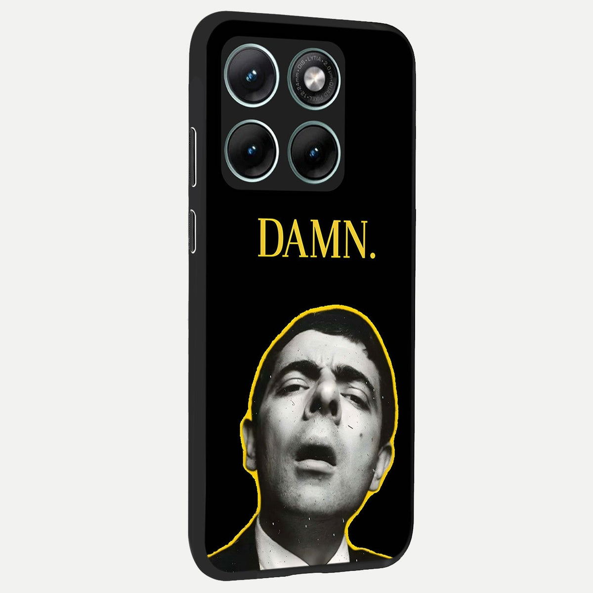  Mr Bean Damn back cover For Moto Edge 70 Fusion slim fit glass case with vibrant aesthetic design