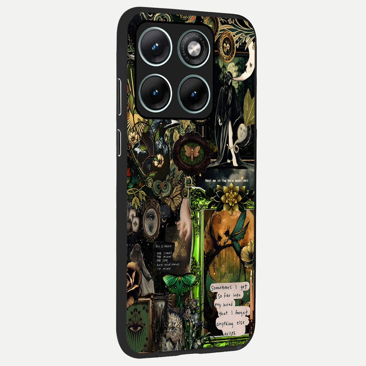  Mystic Woods Secret back cover For Moto Edge 70 Fusion slim fit glass case with vibrant aesthetic design