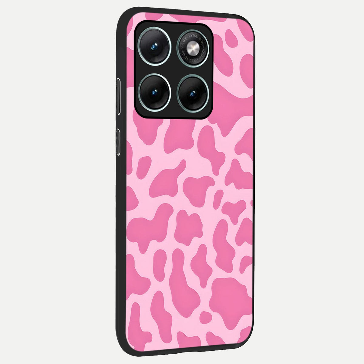  Pinkish Scenery back cover For Moto Edge 70 Fusion slim fit glass case with vibrant aesthetic design