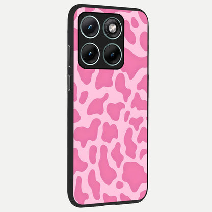  Pinkish Scenery back cover For Moto Edge 70 Fusion slim fit glass case with vibrant aesthetic design