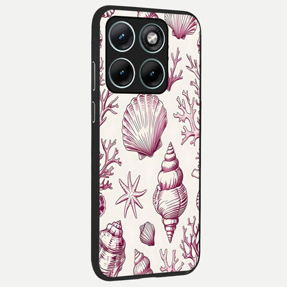  Pink Power Sparks back cover For Moto Edge 70 Fusion slim fit glass case with vibrant aesthetic design