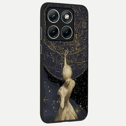  Taylor Swift Girl back cover For Moto Edge 70 Fusion slim fit glass case with vibrant aesthetic design