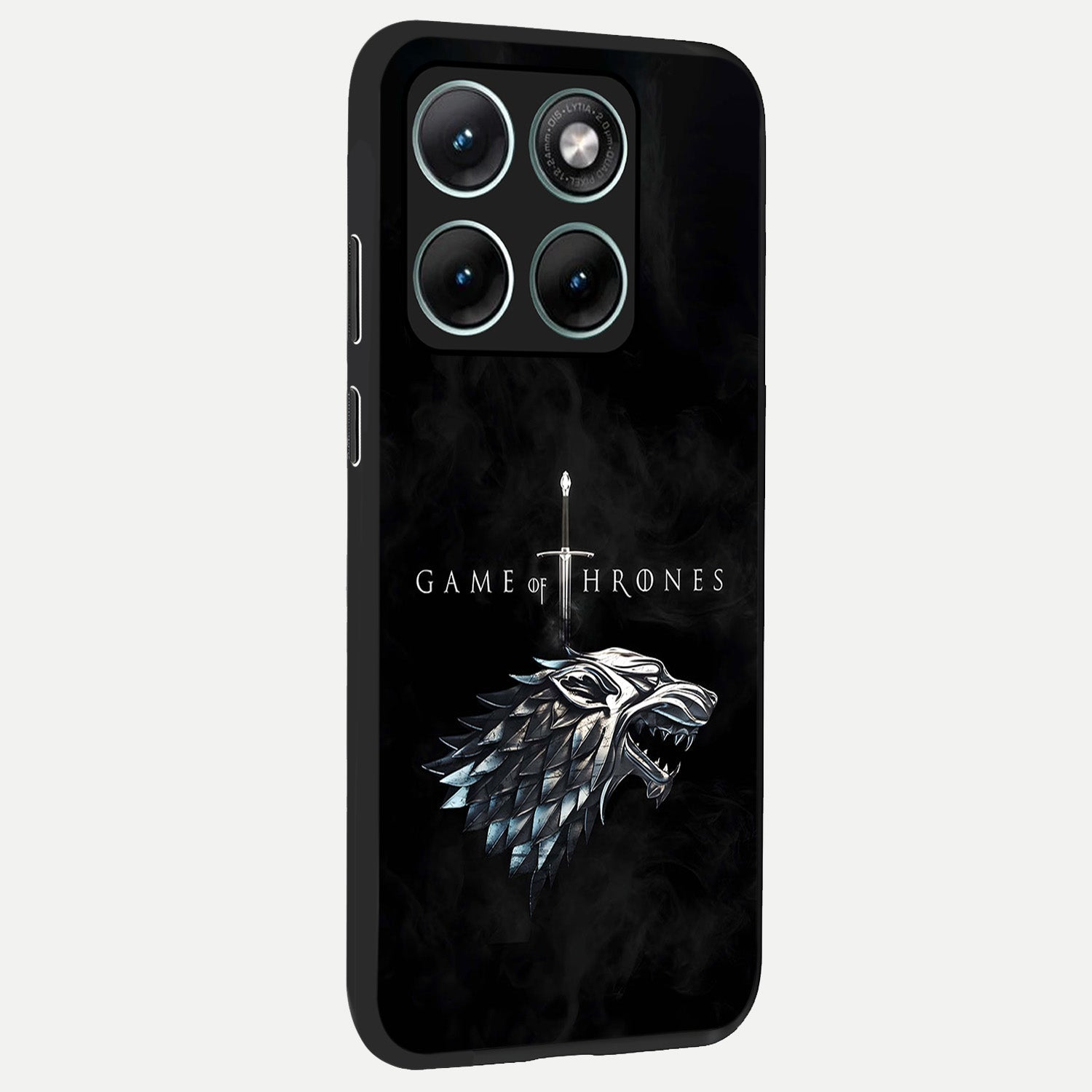  Throne Wolf Legacy back cover For Moto Edge 70 Fusion slim fit glass case with vibrant aesthetic design
