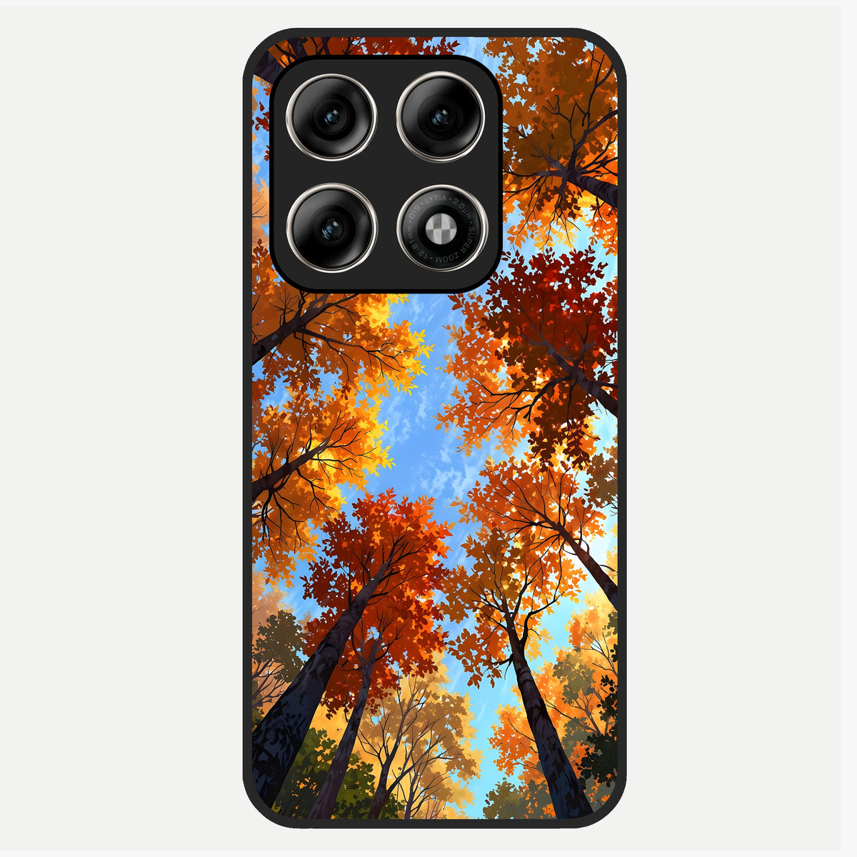  Autumn Sky Rise Glass Case For Moto Edge 70 Pro back cover – full design glossy printed glass finish