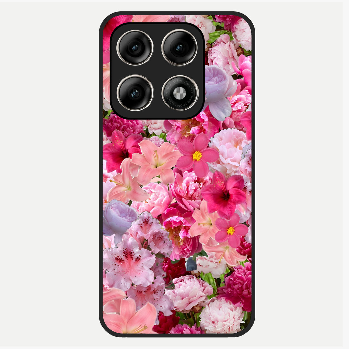  Bloom Crush Fantasy Glass Case For Moto Edge 70 Pro back cover – full design glossy printed glass finish