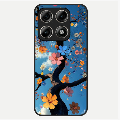  Blossom Dream Sky Glass Case For Moto Edge 70 Pro back cover – full design glossy printed glass finish