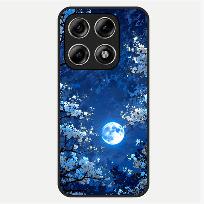 Blossom Moonlight Sky Glass Case For Moto Edge 70 Pro back cover – full design glossy printed glass finish