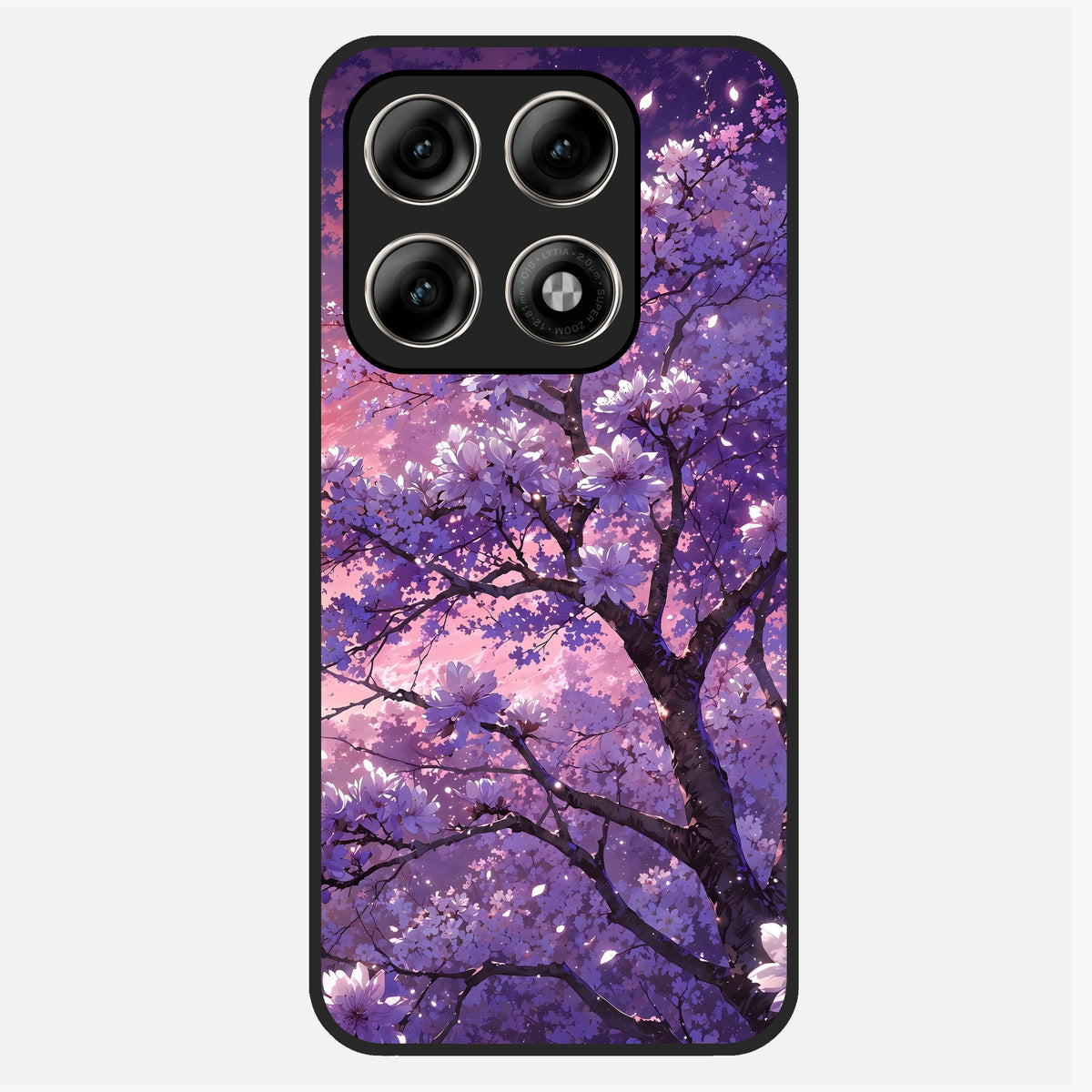  Blossom Tree Glass Case For Moto Edge 70 Pro back cover – full design glossy printed glass finish