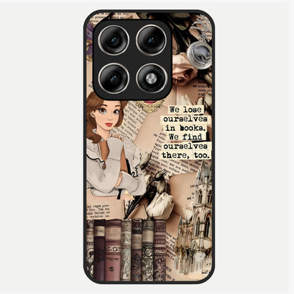  Bookish Dream World Glass Case For Moto Edge 70 Pro back cover – full design glossy printed glass finish