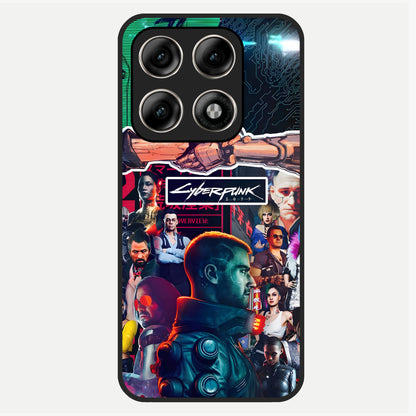  CYBERPUNK Legacy Glass Case For Moto Edge 70 Pro back cover – full design glossy printed glass finish