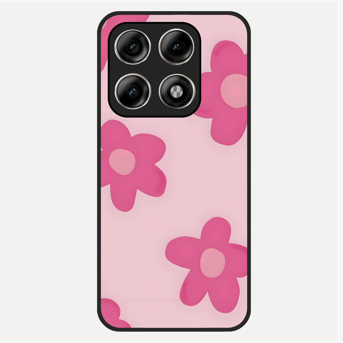  Candy Bloom Dreams Glass Case For Moto Edge 70 Pro back cover – full design glossy printed glass finish