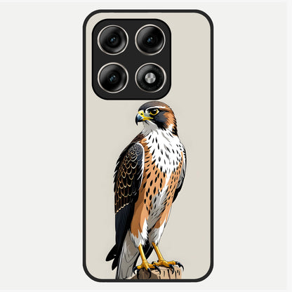  Clever Eagle Glass Case For Moto Edge 70 Pro back cover – full design glossy printed glass finish