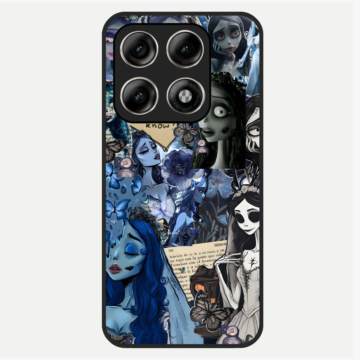  Corpse Bride Posters Glass Case For Moto Edge 70 Pro back cover – full design glossy printed glass finish