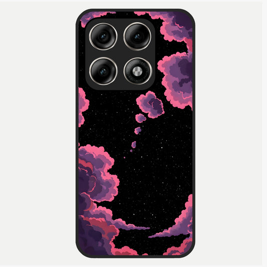  Cosmic Cloud Journey Glass Case For Moto Edge 70 Pro back cover – full design glossy printed glass finish