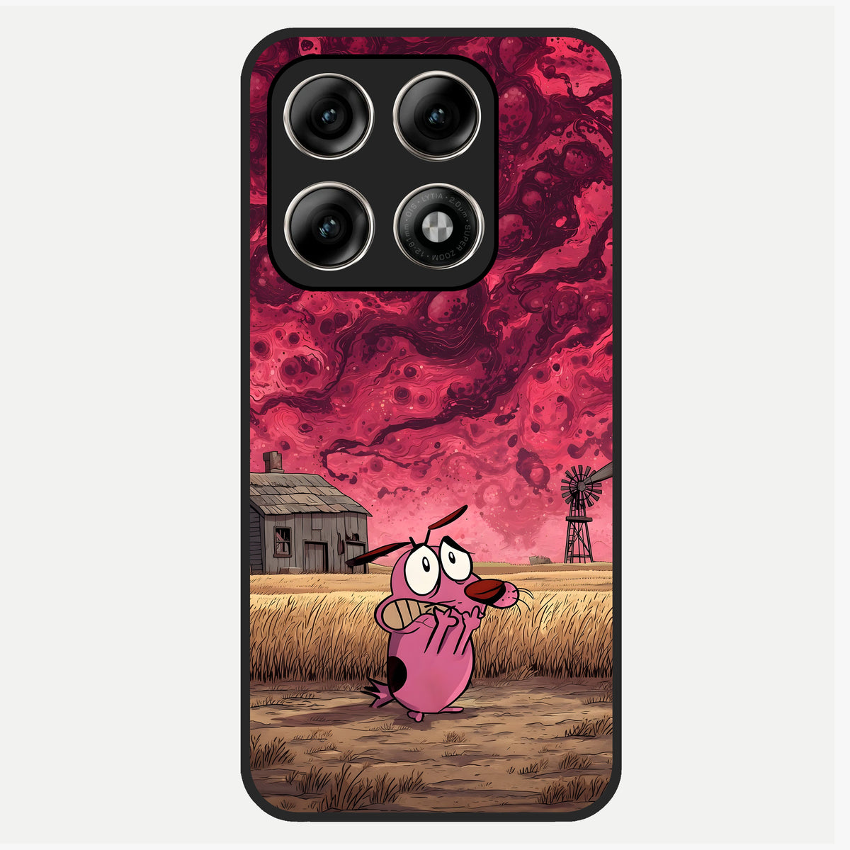  Courage Under Sky Glass Case For Moto Edge 70 Pro back cover – full design glossy printed glass finish