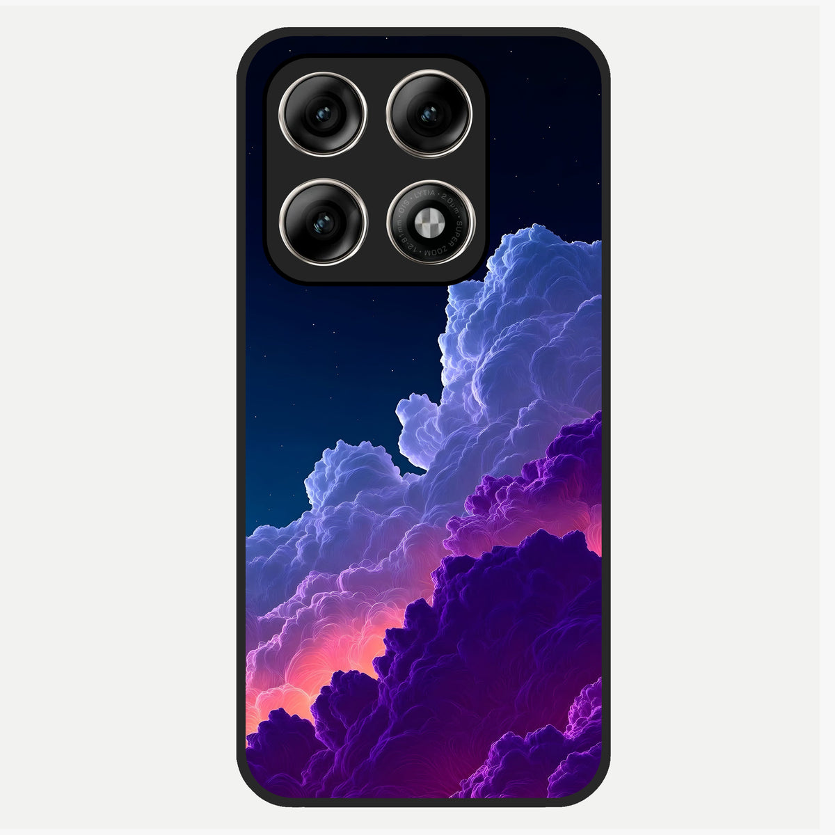  Dreamy Cloud Skies Glass Case For Moto Edge 70 Pro back cover – full design glossy printed glass finish