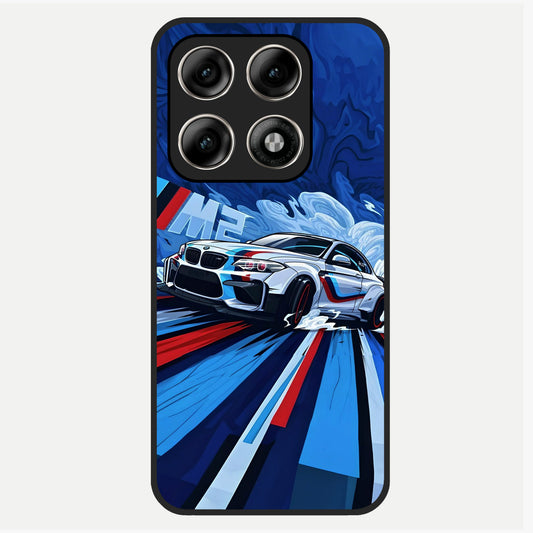  Drift Power Rush Glass Case For Moto Edge 70 Pro back cover – full design glossy printed glass finish