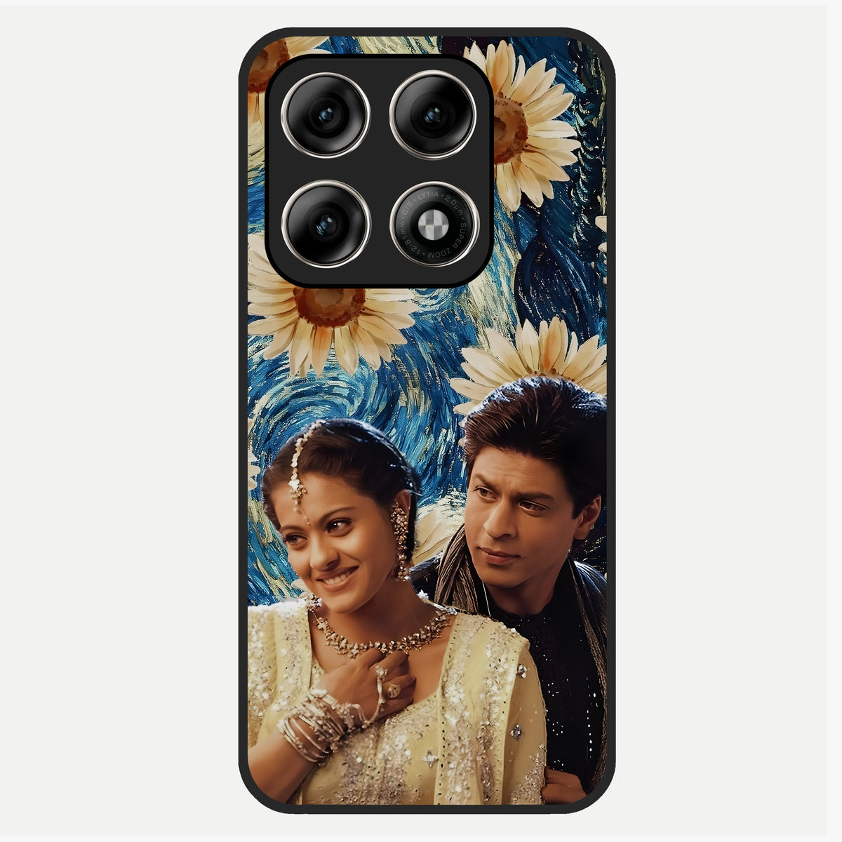  Eternal Love Story Glass Case For Moto Edge 70 Pro back cover – full design glossy printed glass finish