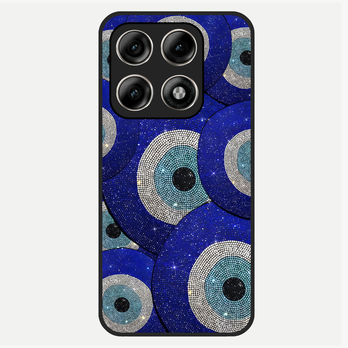  Galaxy Eye Flow Glass Case For Moto Edge 70 Pro back cover – full design glossy printed glass finish