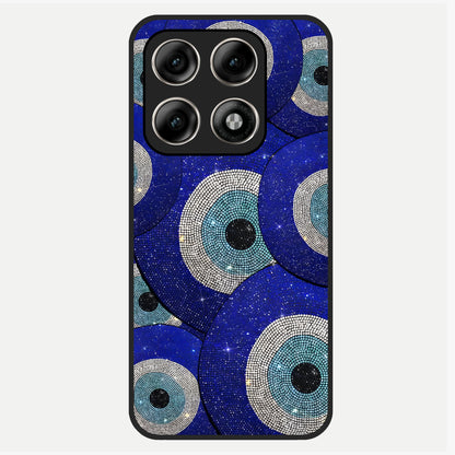  Galaxy Eye Flow Glass Case For Moto Edge 70 Pro back cover – full design glossy printed glass finish