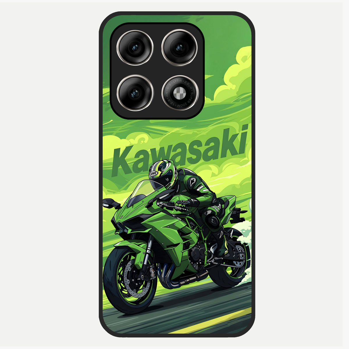  Greenery Sky Glass Case For Moto Edge 70 Pro back cover – full design glossy printed glass finish