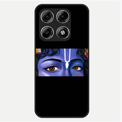  Krishna Eye Glass Case For Moto Edge 70 Pro back cover – full design glossy printed glass finish