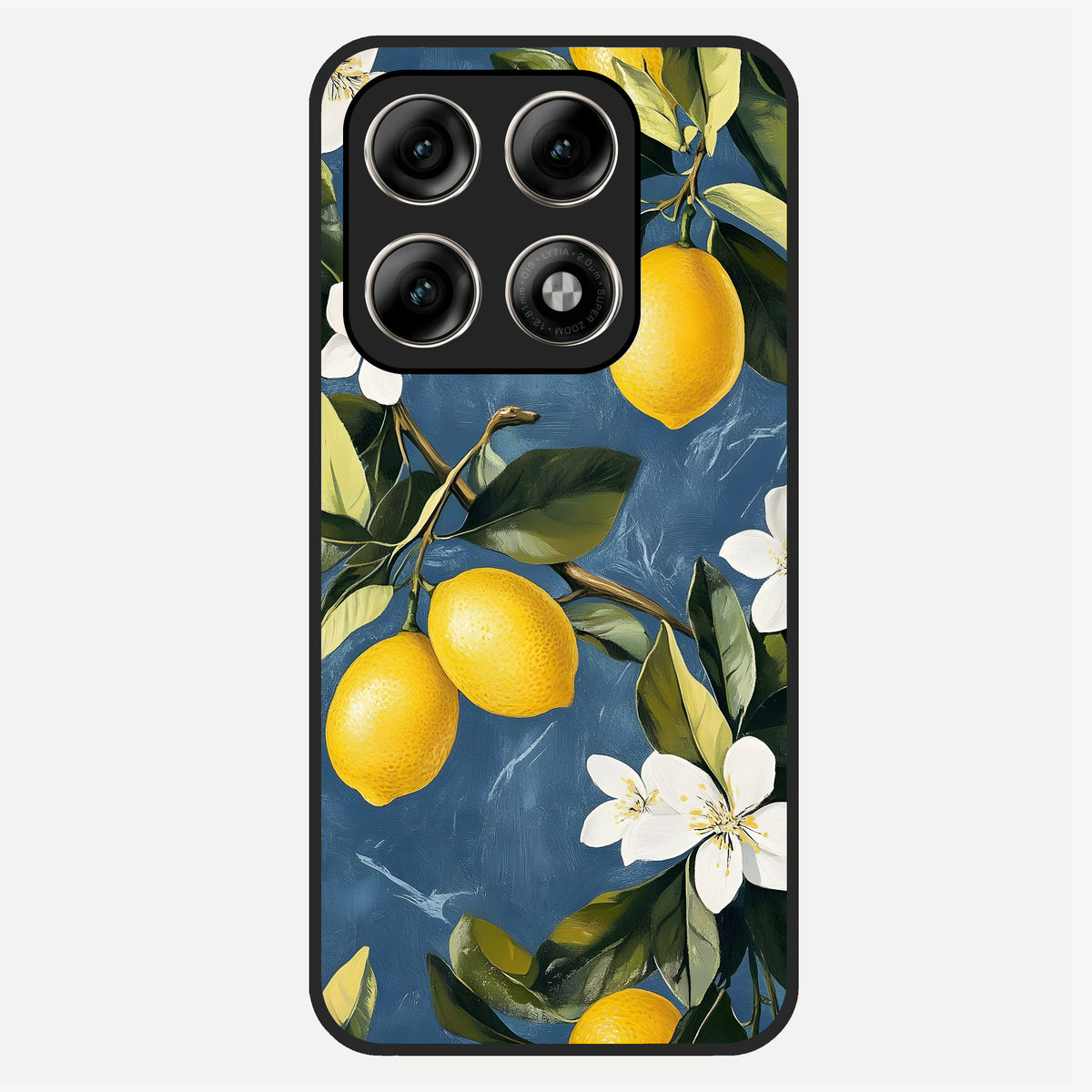  Lemon Dream Garden Glass Case For Moto Edge 70 Pro back cover – full design glossy printed glass finish