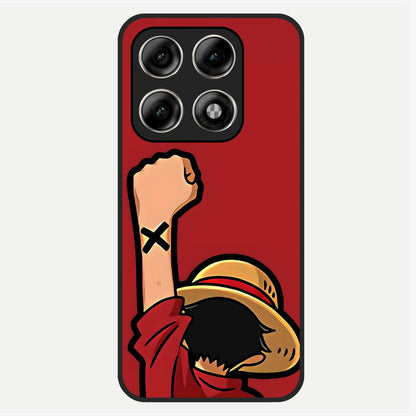  Luffy X Spirit Glass Case For Moto Edge 70 Pro back cover – full design glossy printed glass finish