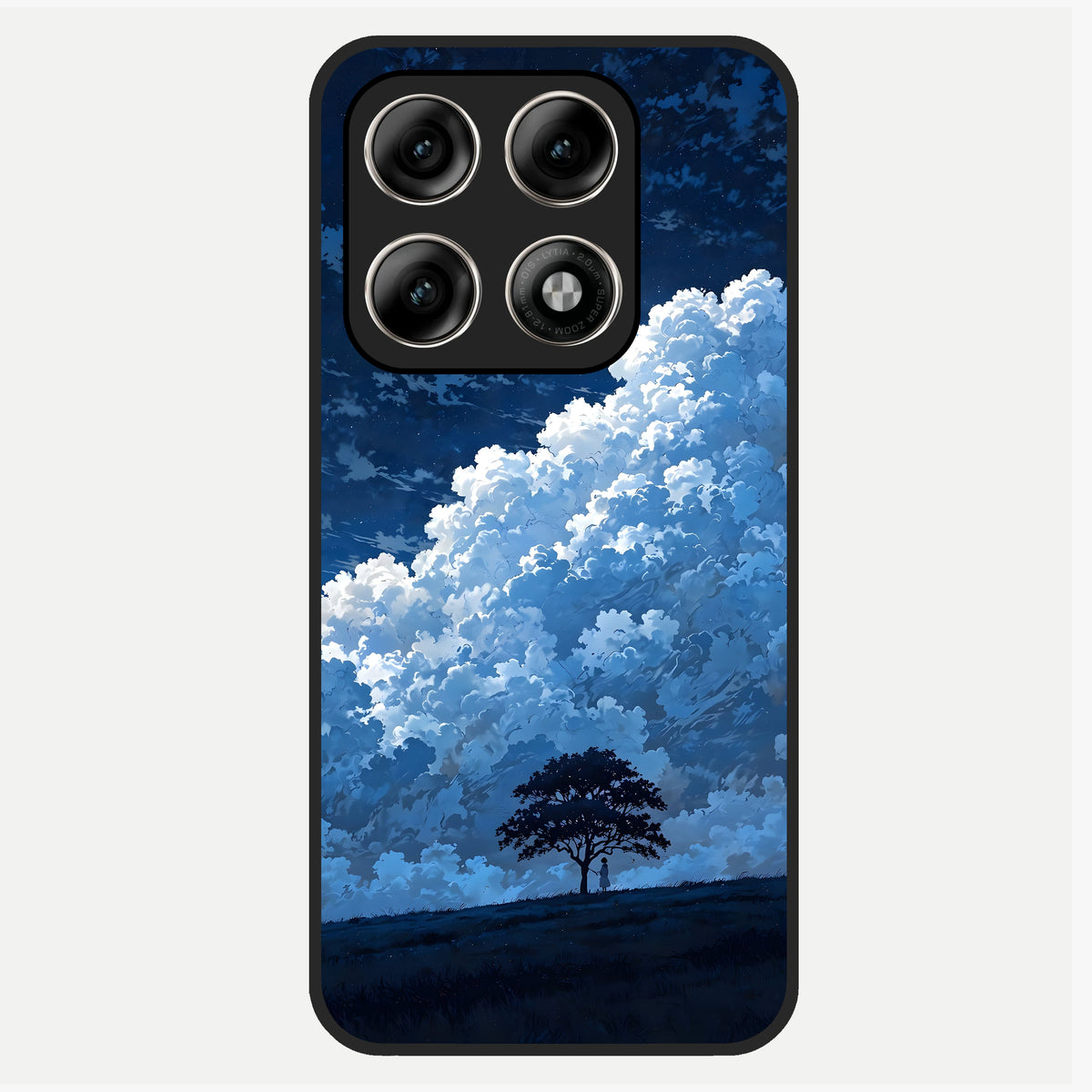  Midnight Sky Serenity Glass Case For Moto Edge 70 Pro back cover – full design glossy printed glass finish