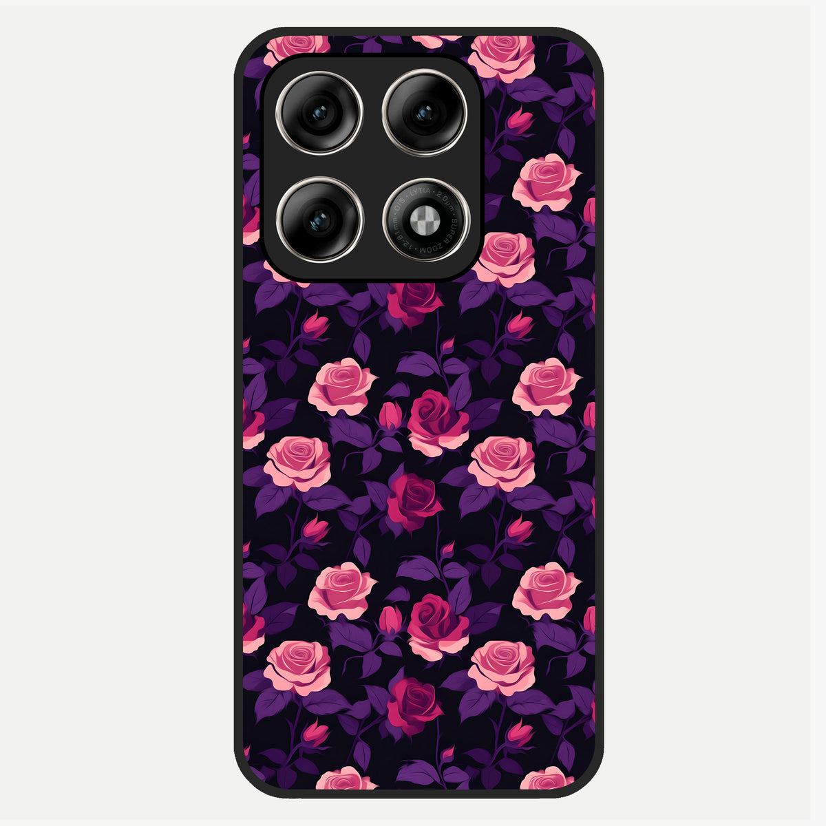  Rose Garden Twilight Glass Case For Moto Edge 70 Pro back cover – full design glossy printed glass finish