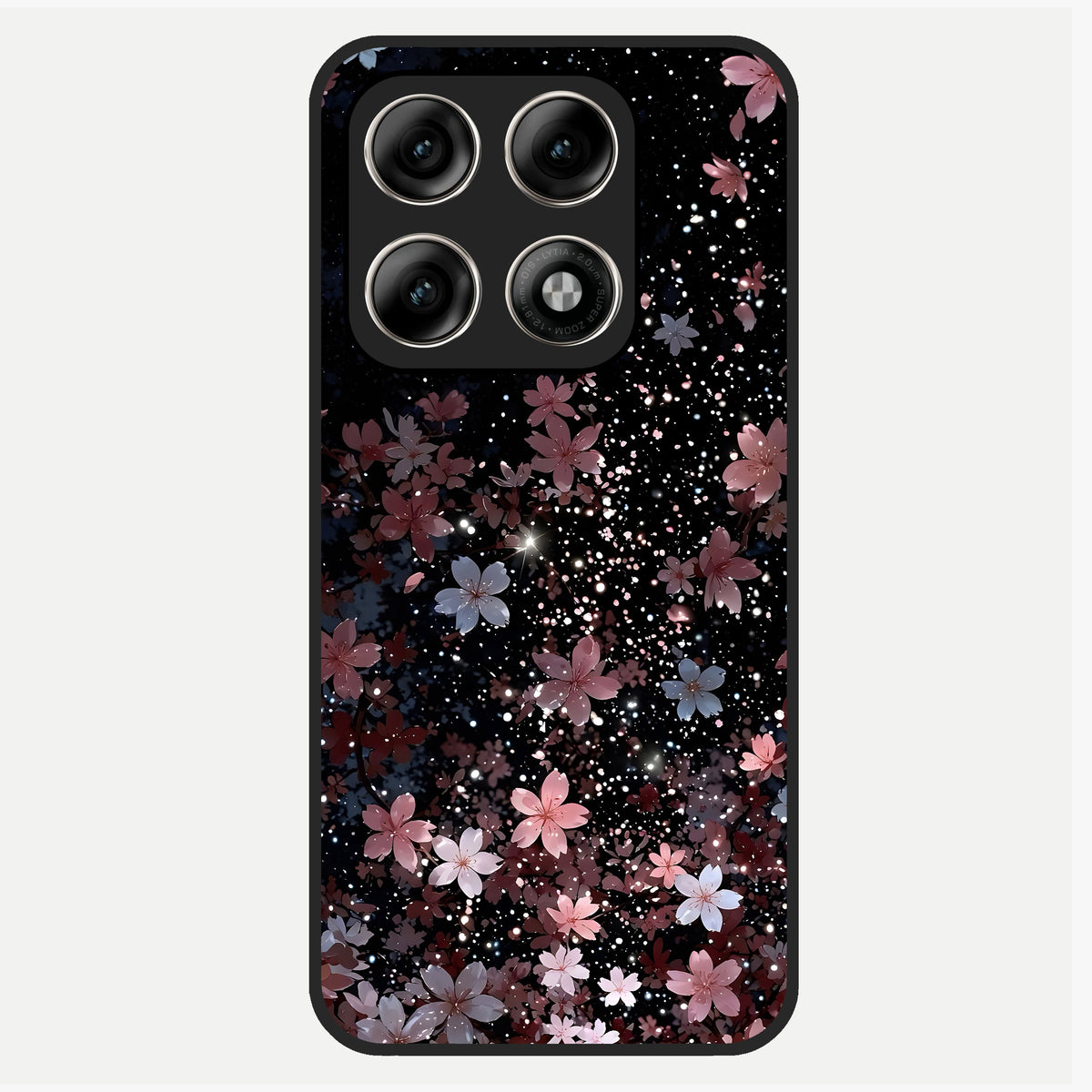  Starlit Flower Dreams Glass Case For Moto Edge 70 Pro back cover – full design glossy printed glass finish
