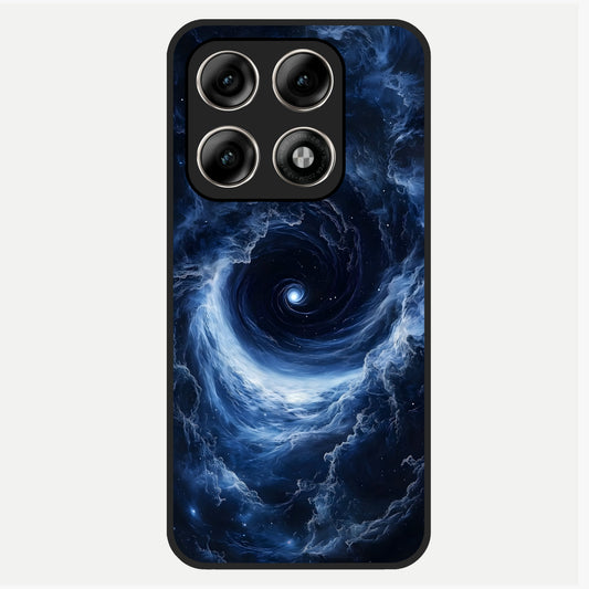  Stunning Galaxy Glass Case For Moto Edge 70 Pro back cover – full design glossy printed glass finish