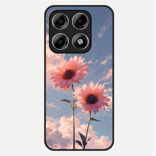  Sun Moon Balance Glass Case For Moto Edge 70 Pro back cover – full design glossy printed glass finish